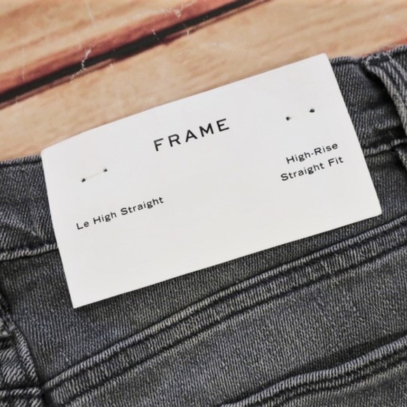 Frame Denim Le High Straight Cropped Jeans - Picture 5 of 6